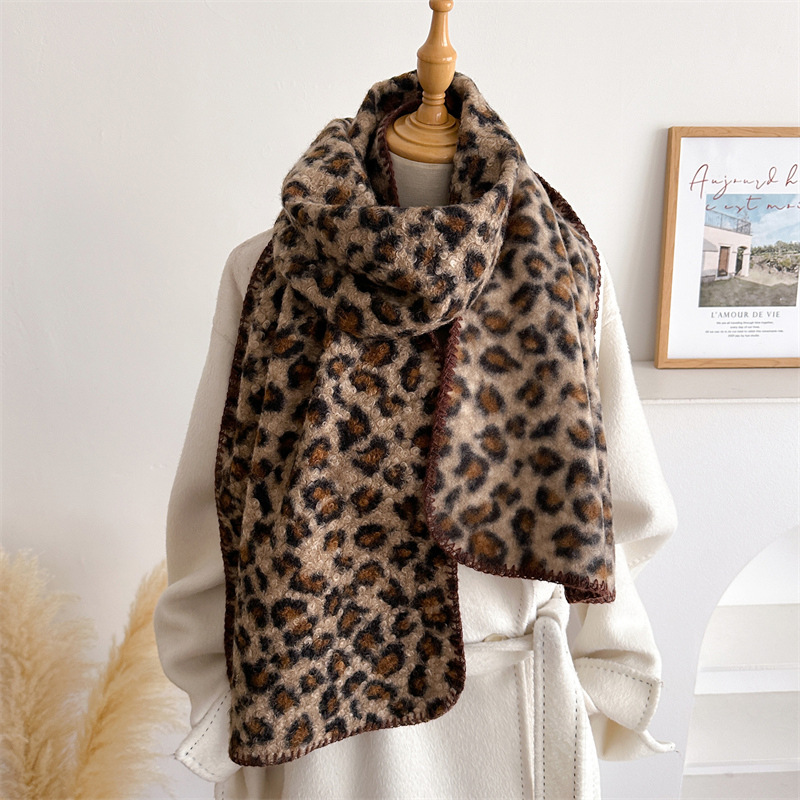Pashmina Wrap Large - Herfst Winter Luipaard Sjaal Vrouwen Luxe