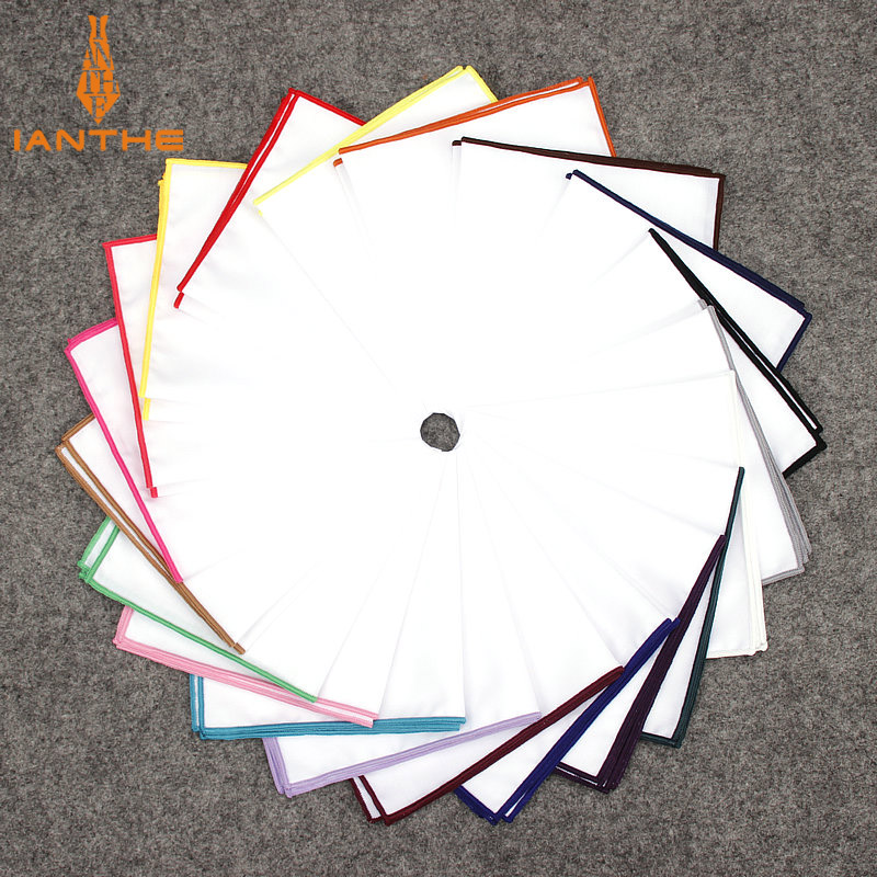 Handkerchief Cotton Men - 2018 Fashion Mens Katoen Witte Zakdoek