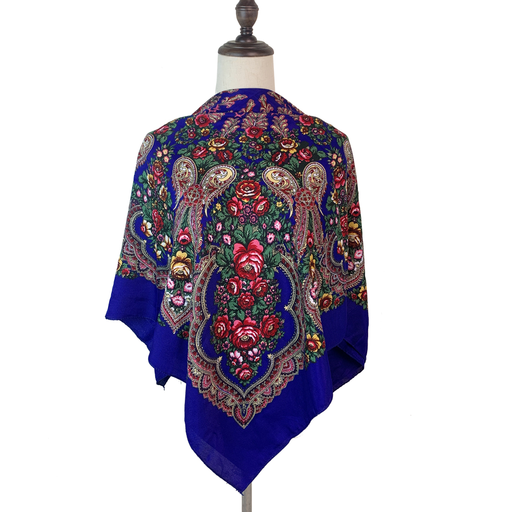 Bandana Cotton - 100*100 cm Russische Vierkante Sjaal Vrouwen