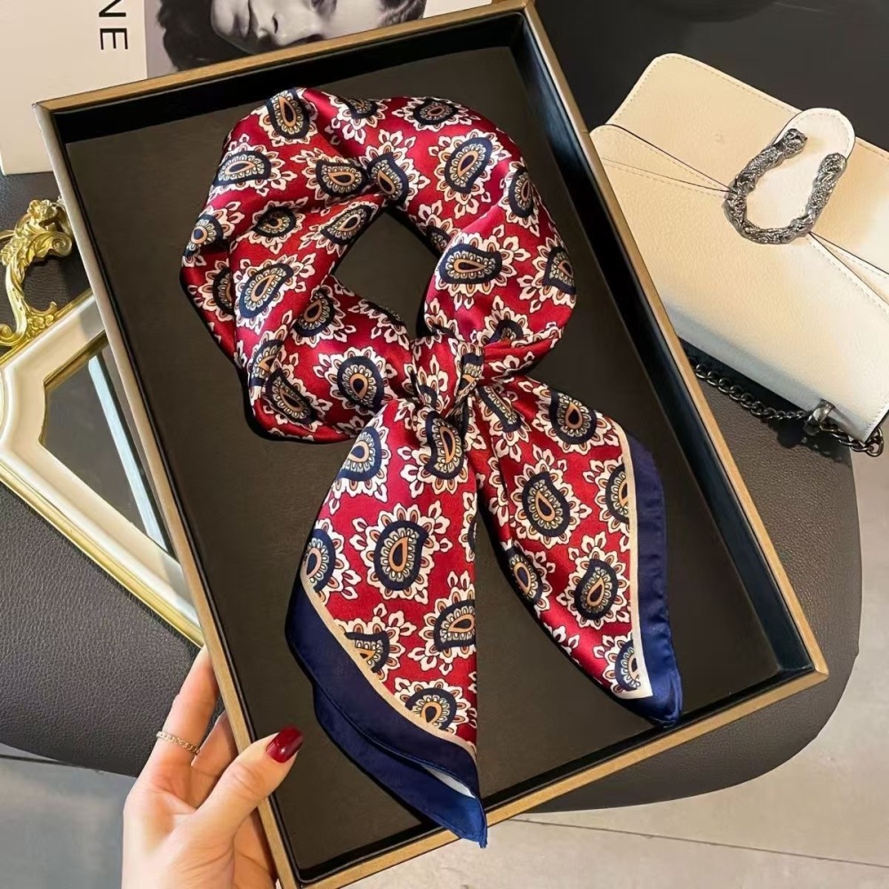 Handkerchief Cotton Men - Stijlvolle vierkante herensjaal met Britse print,