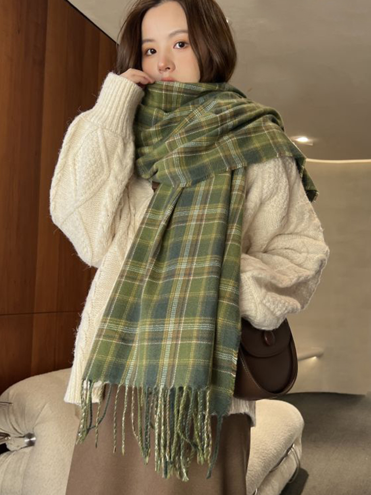 Woven Scarf Blanket - Nieuwe Imitatie Kasjmier Vrouwen Sjaal Winter