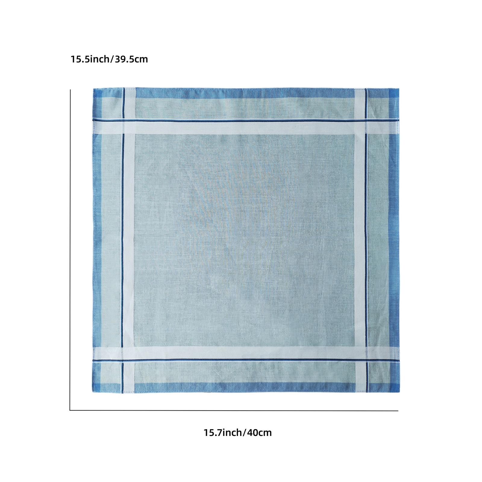 Handkerchief Cotton Men - 6 stuks zakdoekjes 40 cm katoenen