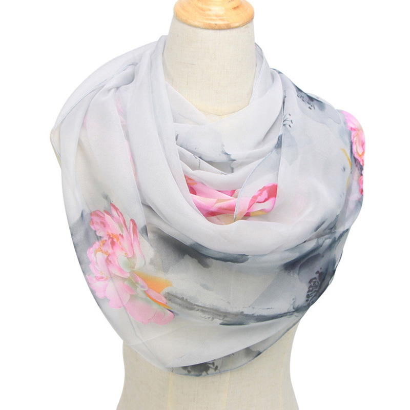 Face Scarf Mask - Mode Vrouwen Ultra Dunne Lange Chiffon