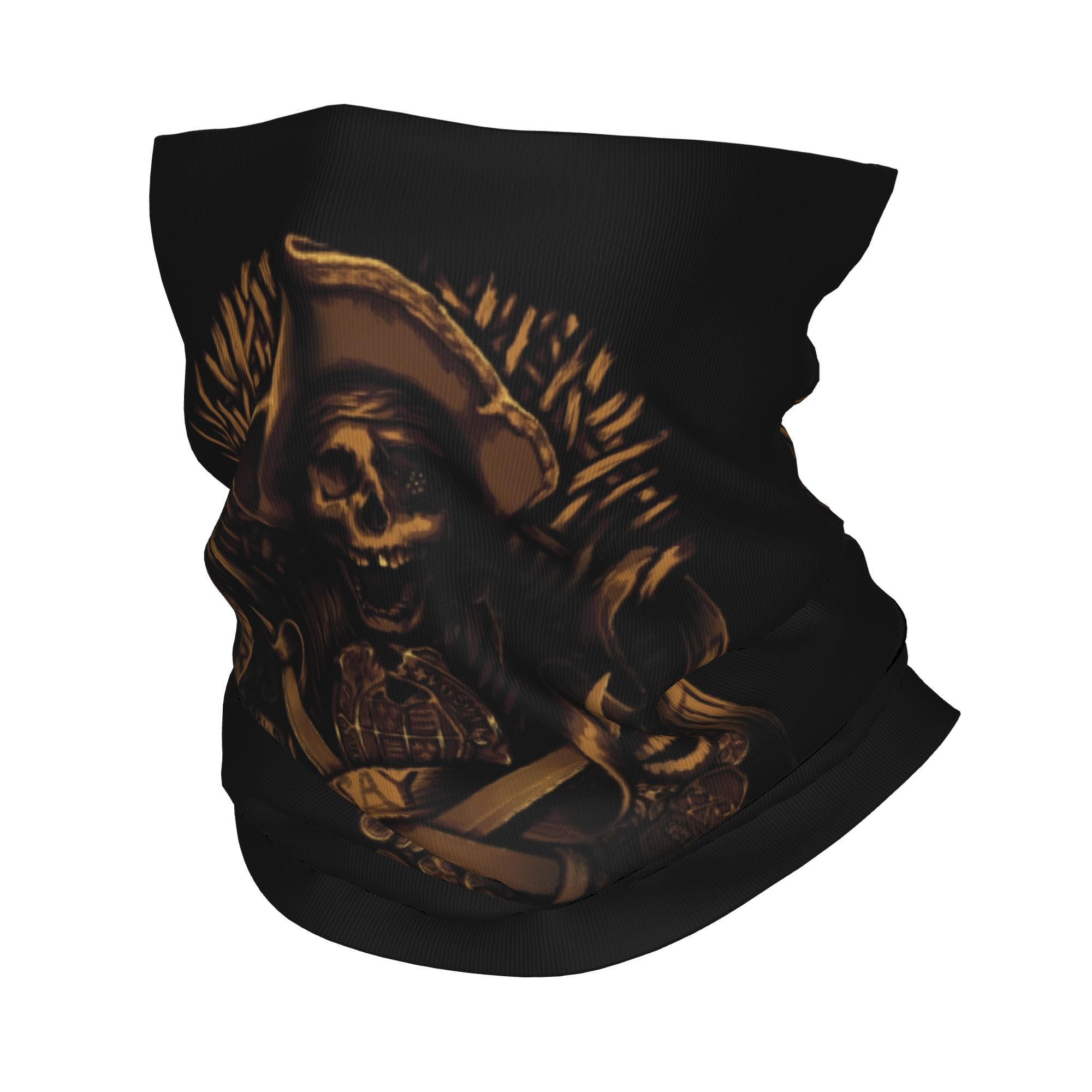 Neck Warmer Tube - Custom Never Say Die Piraten Schedel