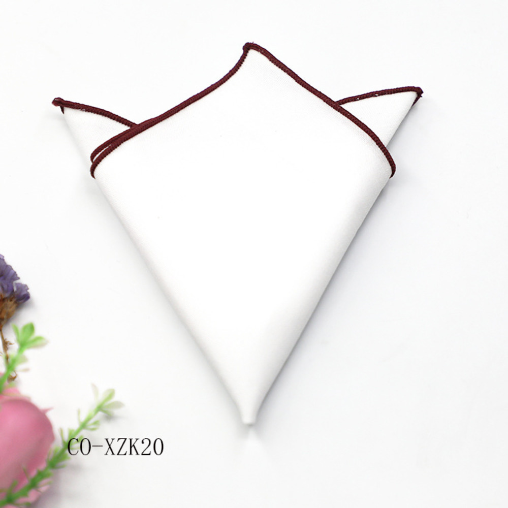 Effen Gestreepte Bruine Zak Vi - Handkerchief Cotton Men recensie en prijs
