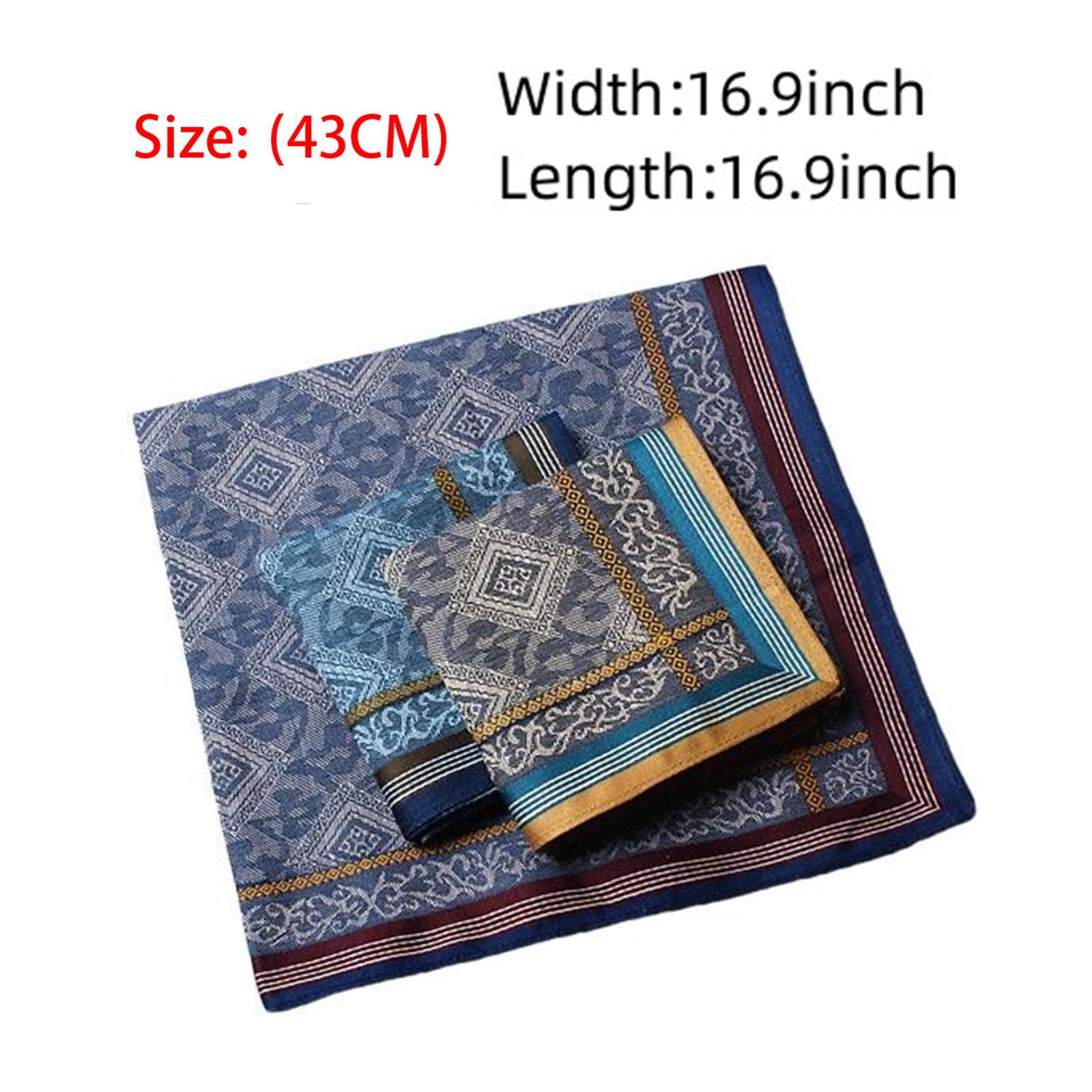 3x herenzakdoekjes voor bruide - Handkerchief Cotton Men recensie en prijs