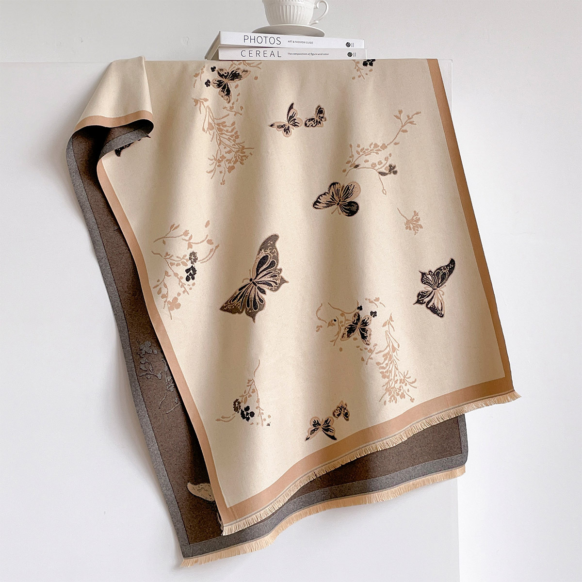 Dames imitatie kasjmier sjaal  - Pashmina Wrap Large recensie en prijs