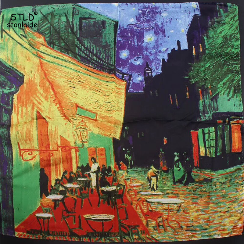55X55Cm Eruo Van Gogh Olieverf - Scarf Silk Square recensie en prijs