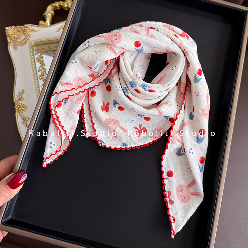 Katoenen linnen vierkante sjaa - Face Scarf Mask recensie en prijs