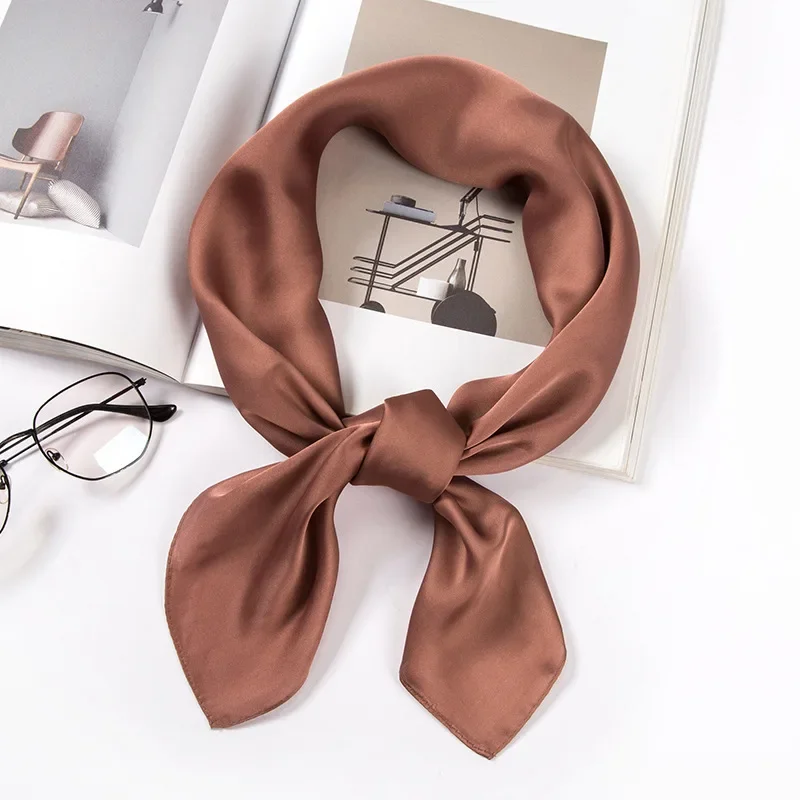 Satijnen sjaal dames 70cm effe - Scarf Silk Square recensie en prijs