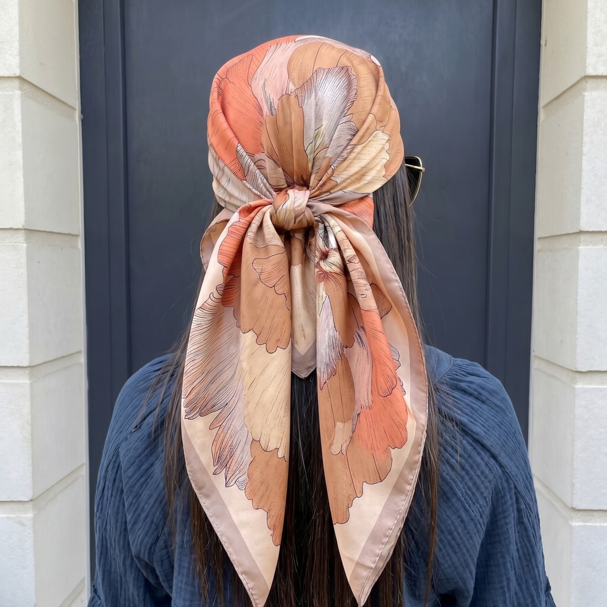 Vrouwen Zijden Vierkante Sjaal - Pashmina Wrap Large recensie en prijs