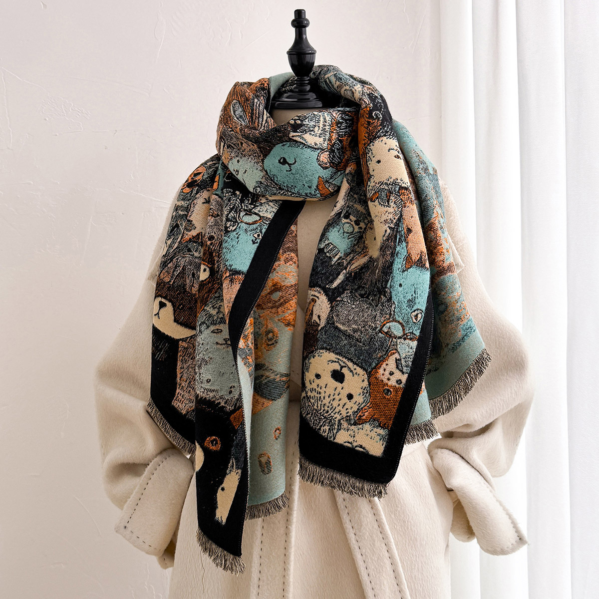 Dames Imitatie Kasjmier Sjaal  - Pashmina Wrap Large recensie en prijs