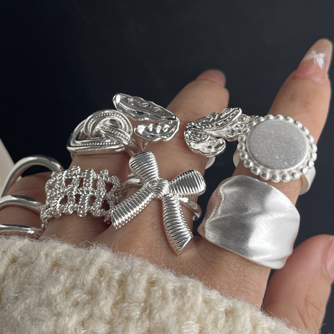 925 Sterling Zilveren Ringen V - Tie Clip Silver recensie en prijs