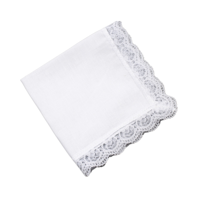 D0UB Lichtgewicht witte zakdoe - Handkerchief Cotton Men recensie en prijs
