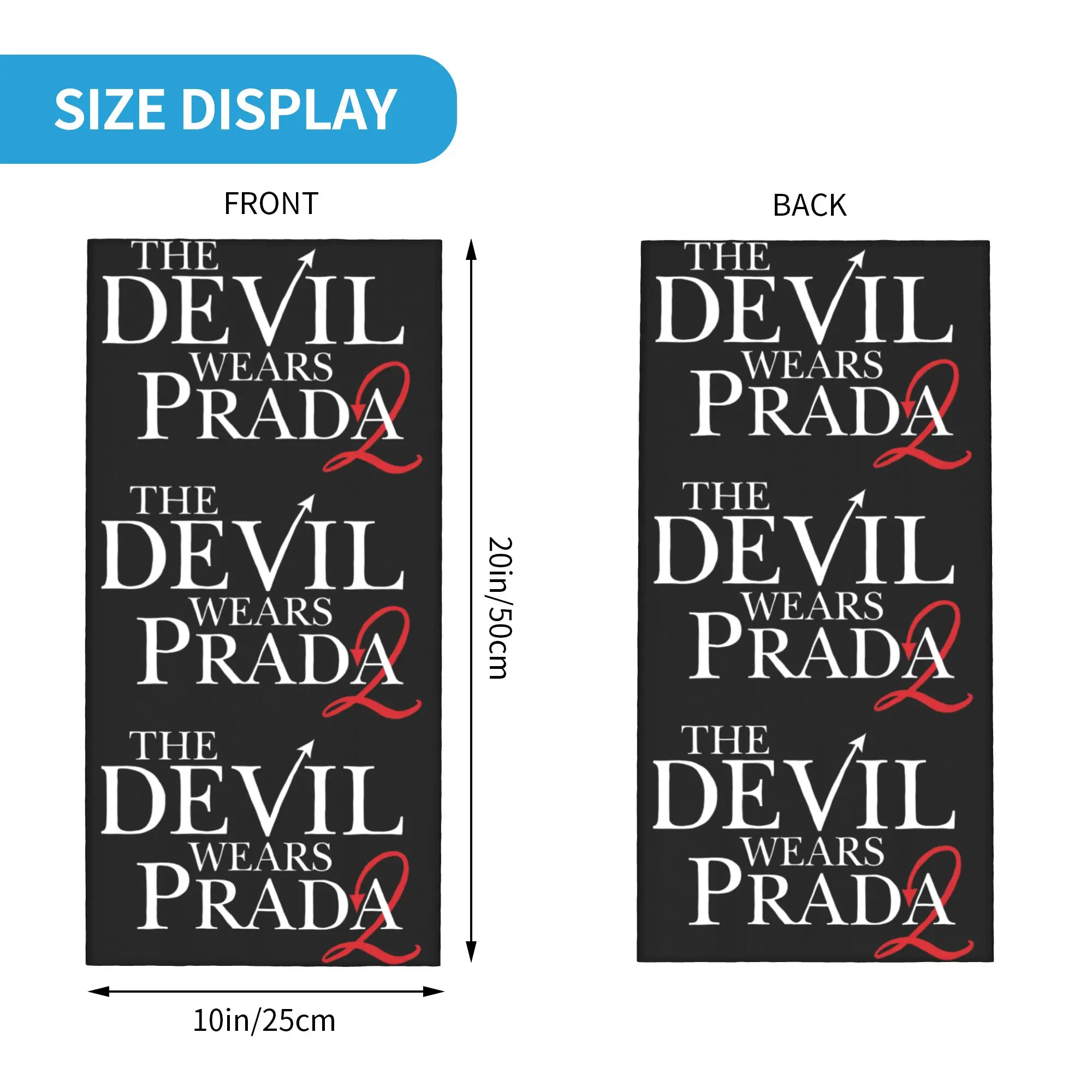 Nieuwe Komediefilm The Devil W - Neck Warmer Tube recensie en prijs