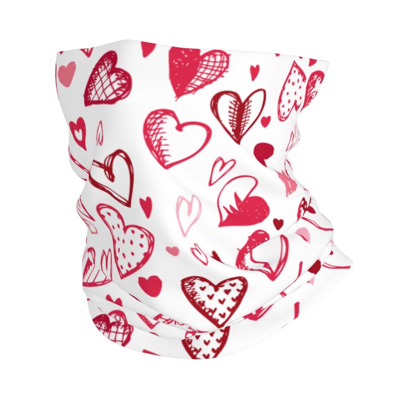 Roze Rode Liefdesharten Bandan - Neck Warmer Tube recensie en prijs