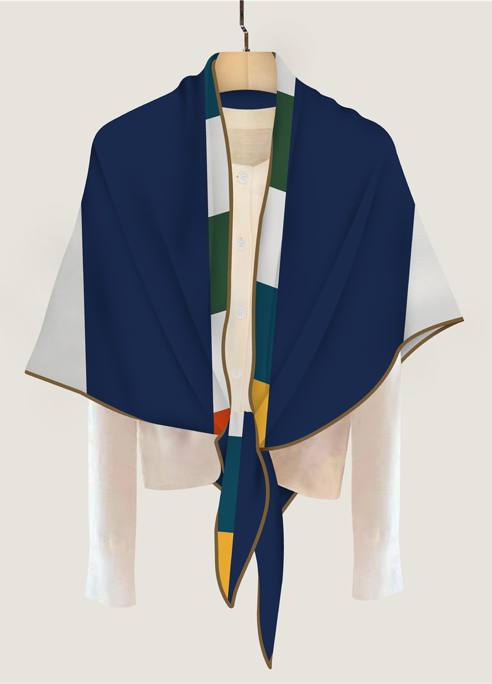 Driehoek Kasjmier Zijden Sjaal - Pashmina Wrap Large recensie en prijs