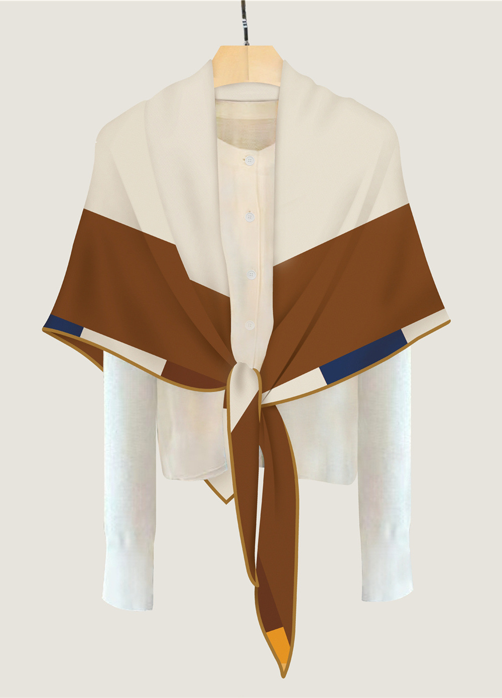 Driehoek Kasjmier Zijden Sjaal - Pashmina Wrap Large recensie en prijs