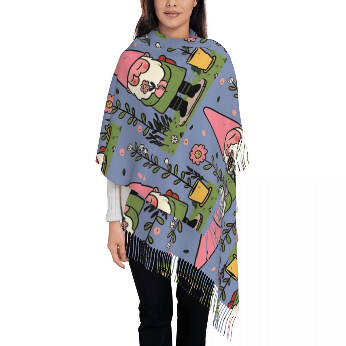 Mythische Garden Gnome Sjaals  - Pashmina Wrap Large recensie en prijs
