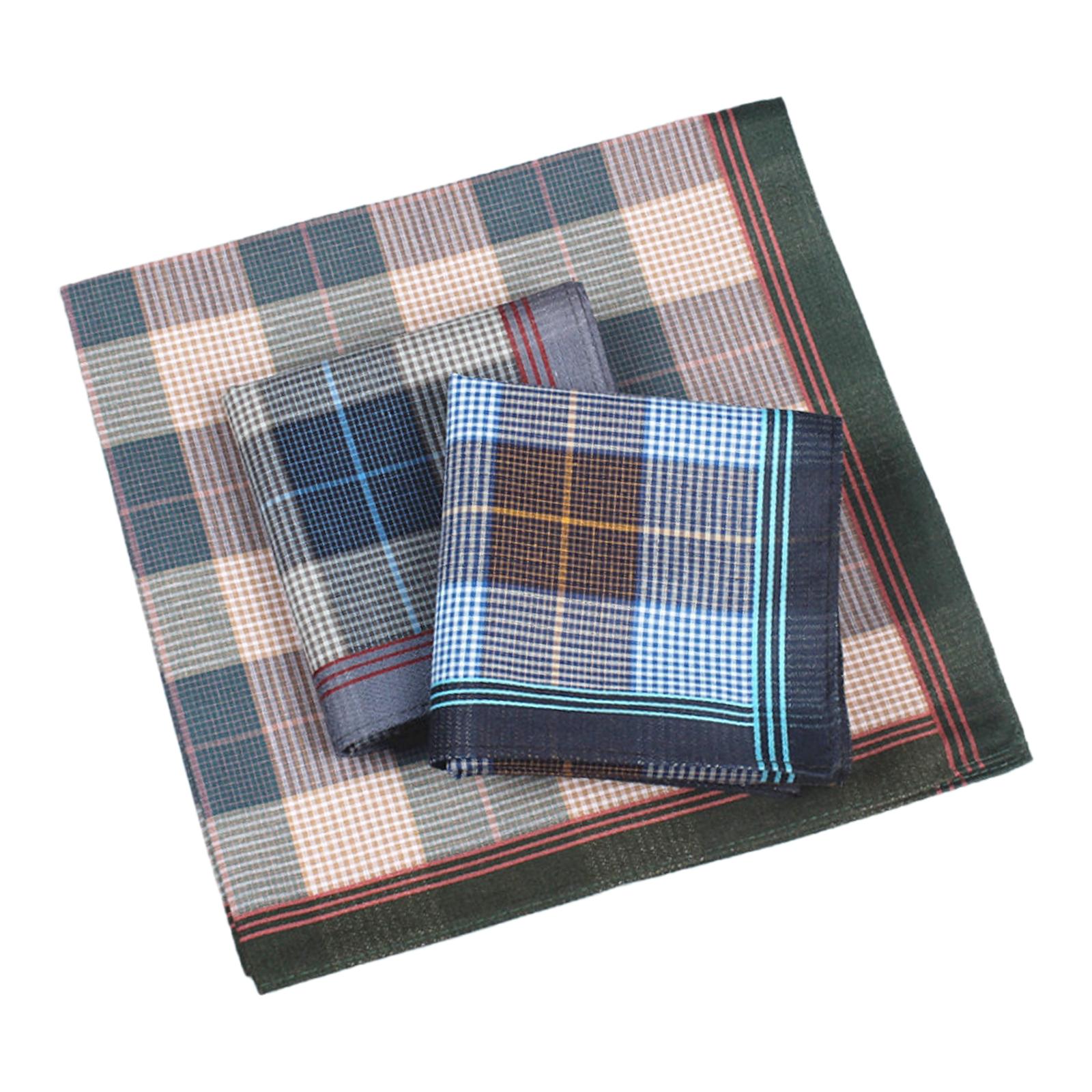 6 stuks Pocket Square Hankies, - Handkerchief Cotton Men recensie en prijs