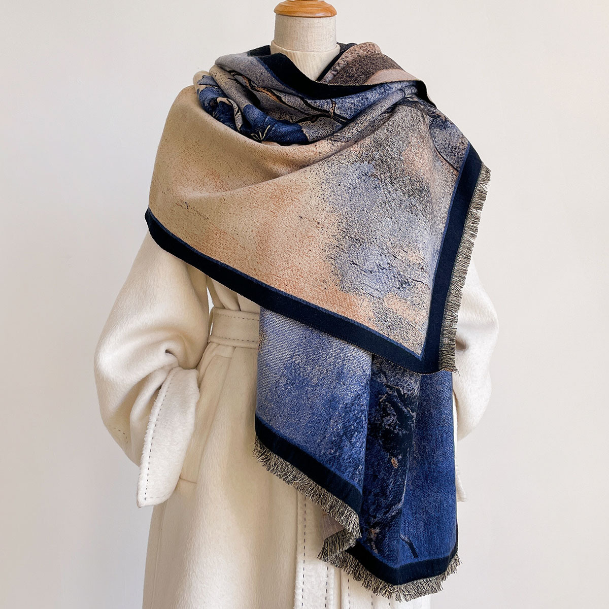 Dames Imitatie Kasjmier Sjaal, - Pashmina Wrap Large recensie en prijs