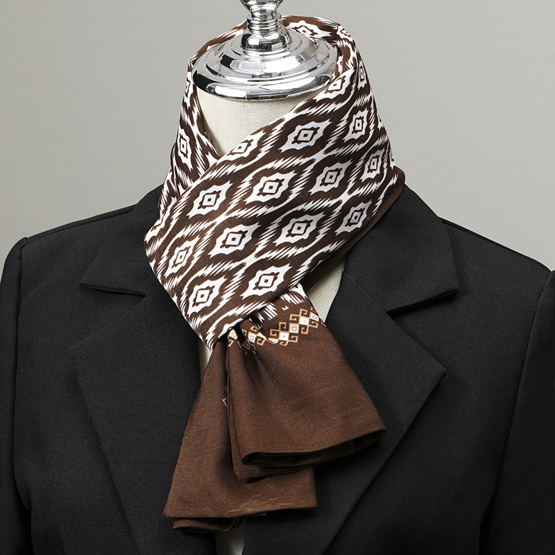Herensjaal Imitatiezijde Sjaal - Scarf Silk Square recensie en prijs