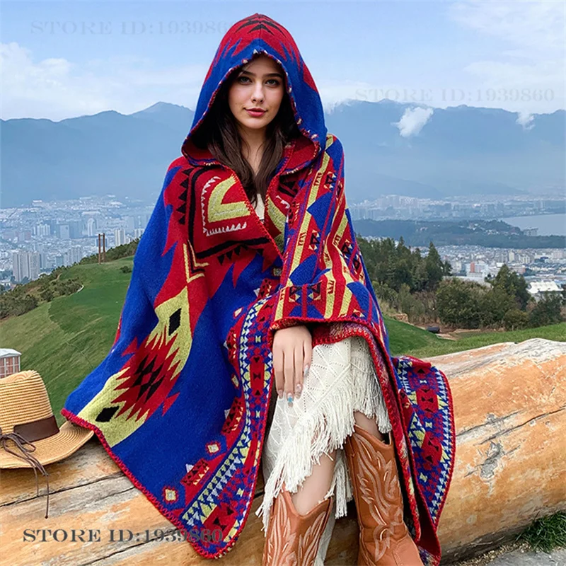 Warme sjaal met capuchon, nieu - Woven Scarf Blanket recensie en prijs