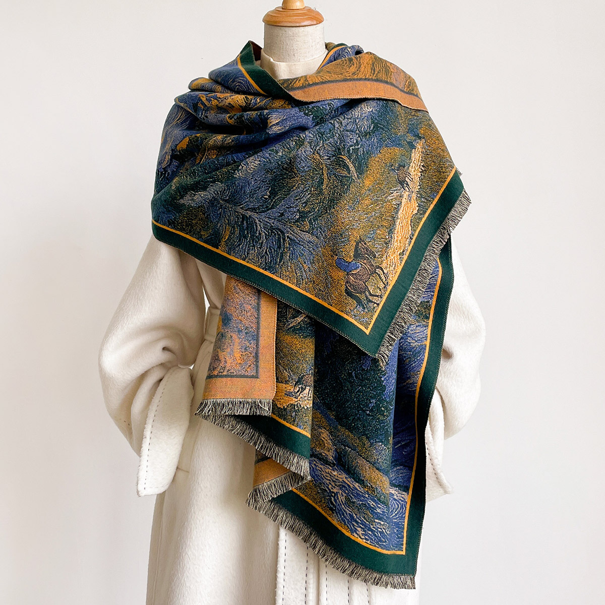 Dames Imitatie Kasjmier Sjaal  - Pashmina Wrap Large recensie en prijs