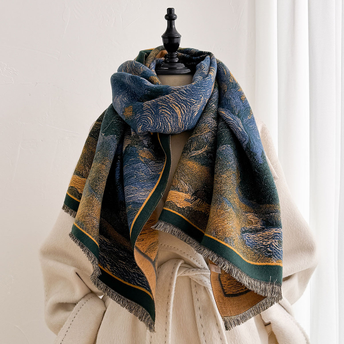 Dames Imitatie Kasjmier Sjaal  - Pashmina Wrap Large recensie en prijs