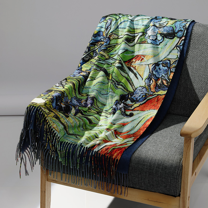 Luxe Merk Olieverfschilderij K - Woven Scarf Blanket recensie en prijs