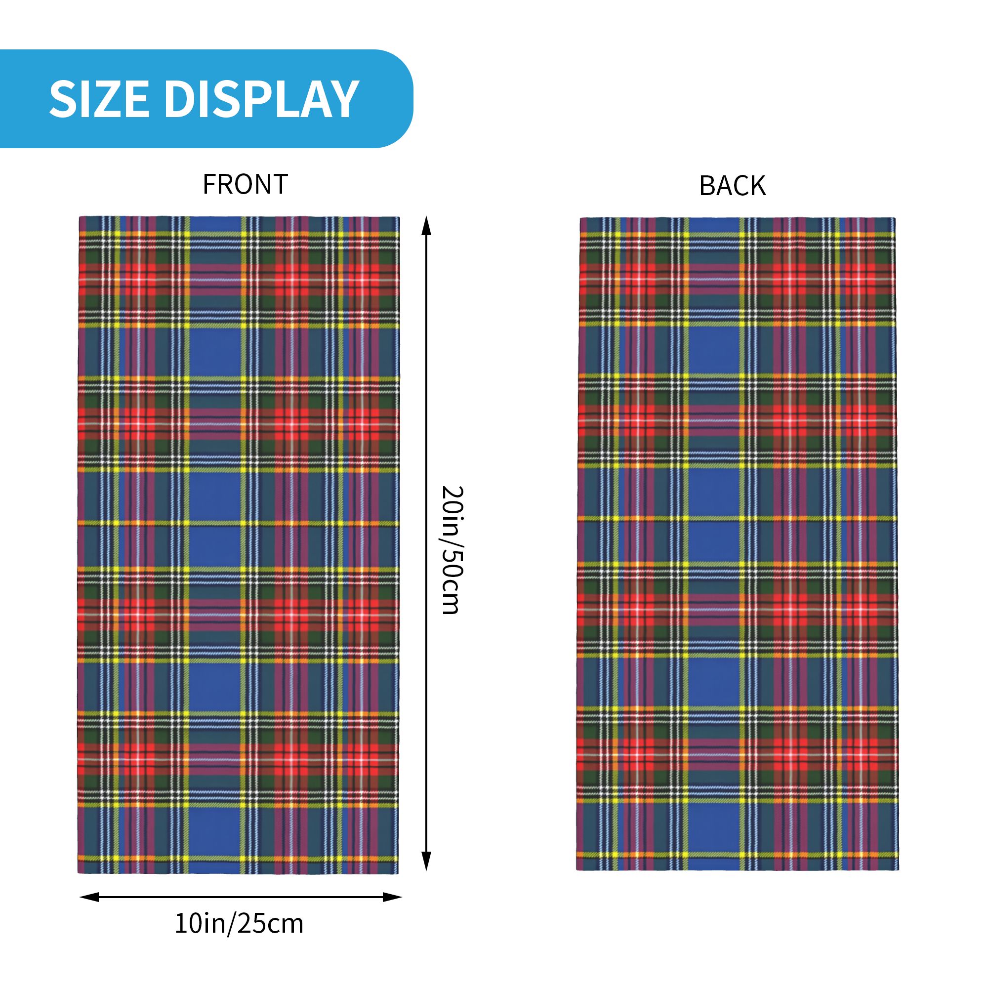 Aangepaste Royal Tartan Plaid  - Neck Warmer Tube recensie en prijs