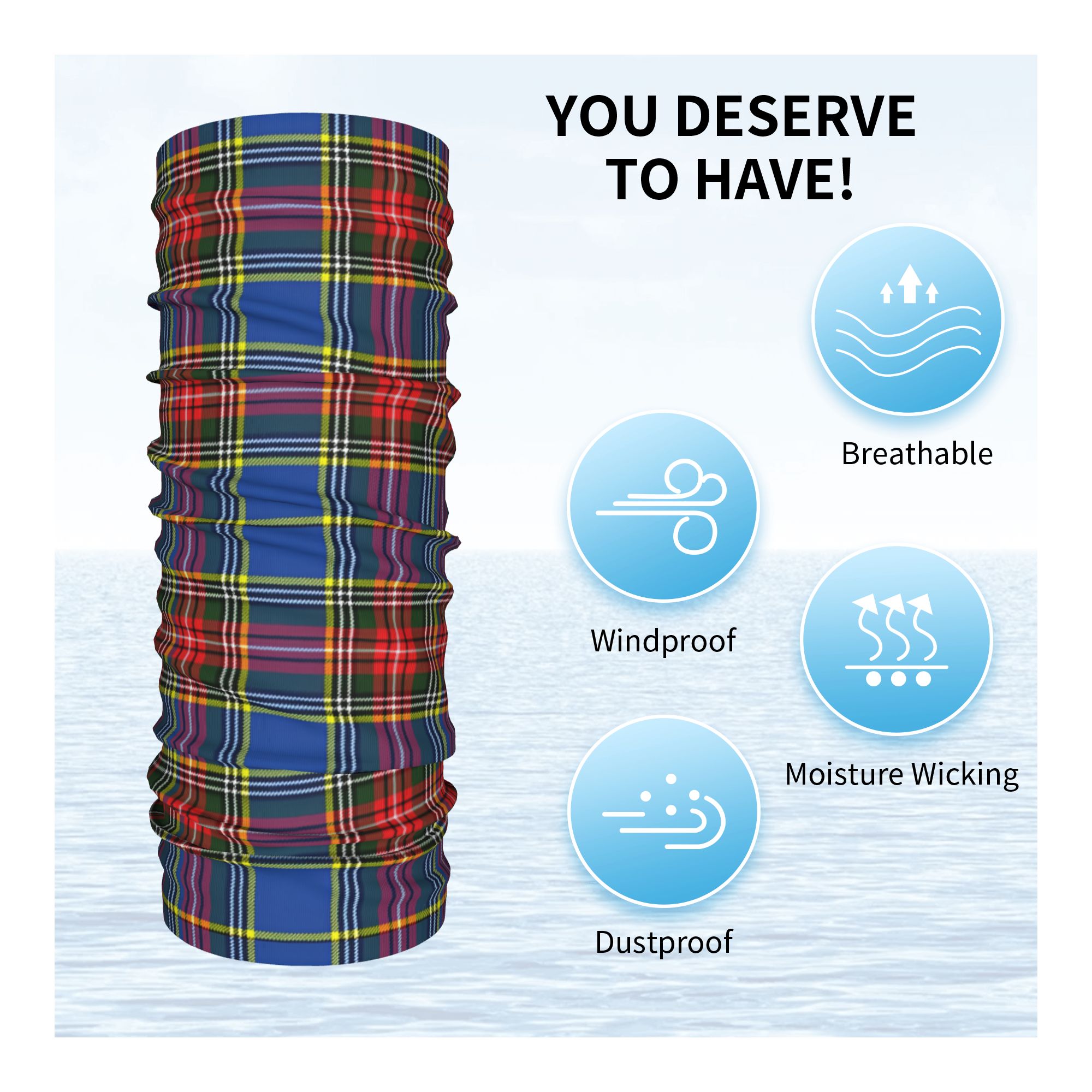 Aangepaste Royal Tartan Plaid  - Neck Warmer Tube recensie en prijs